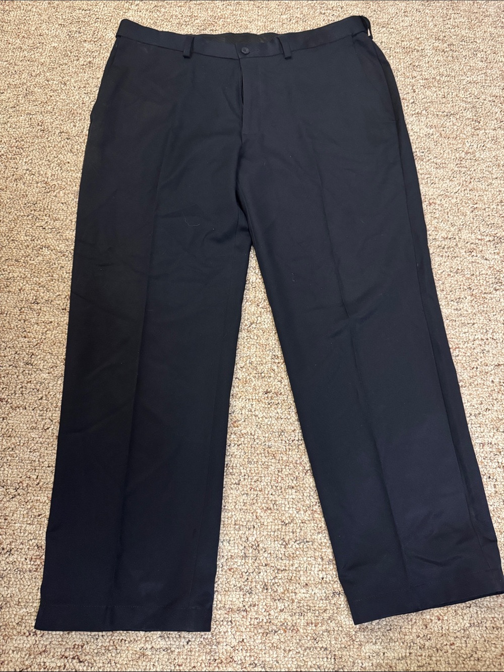 Haggar Black Men's Dress Pants - Classic Straight Leg
